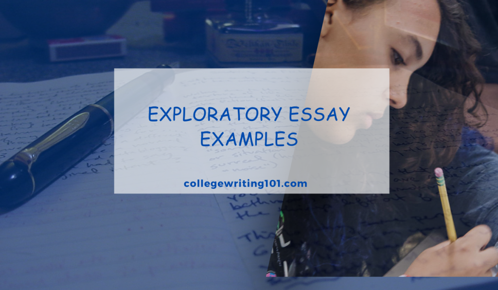 Exploratory Essay Examples