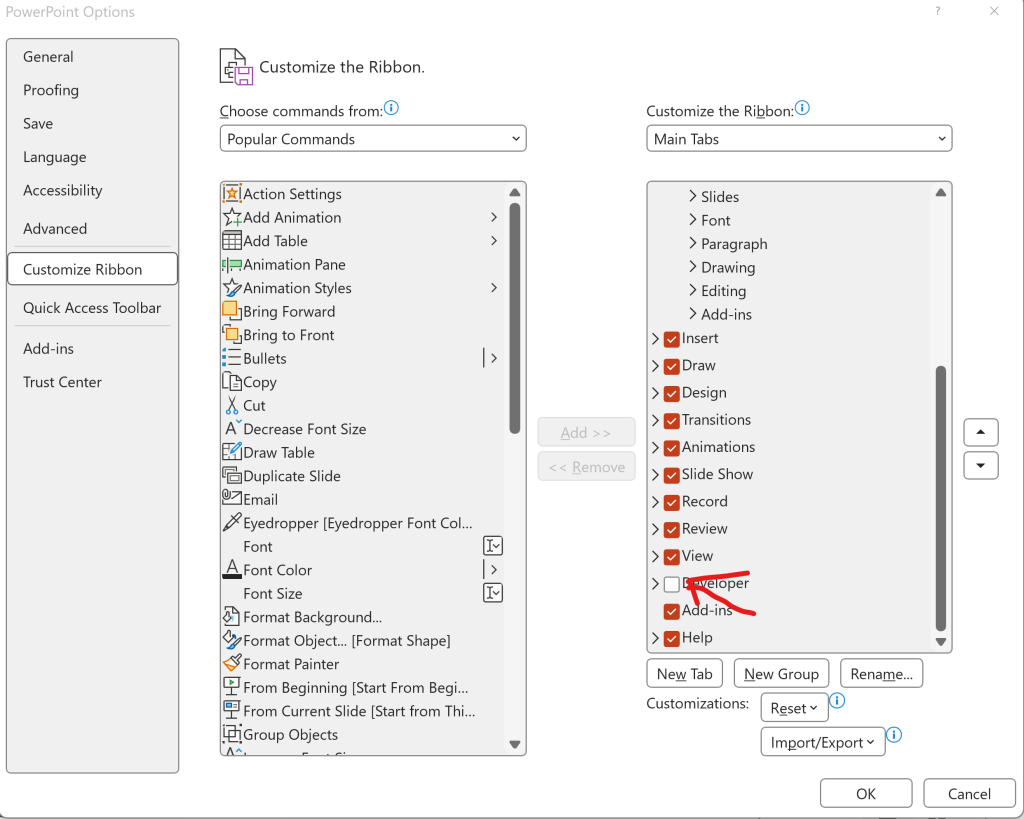 Setting Up VBA in PowerPoint guide screenshot 