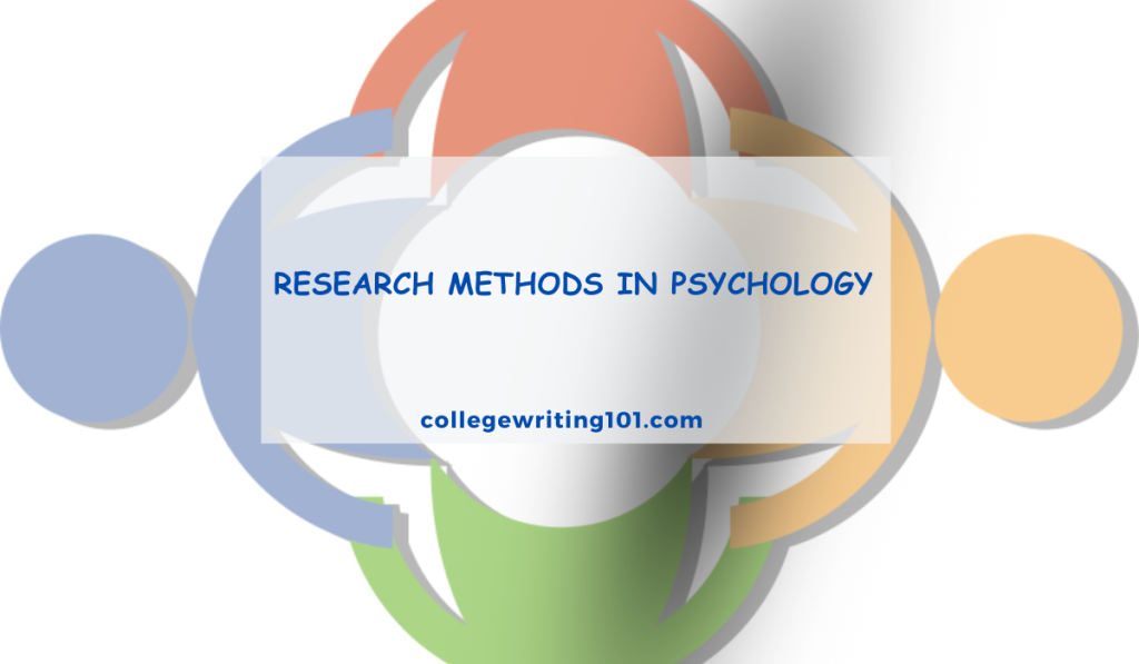 Research Methods in Psychology