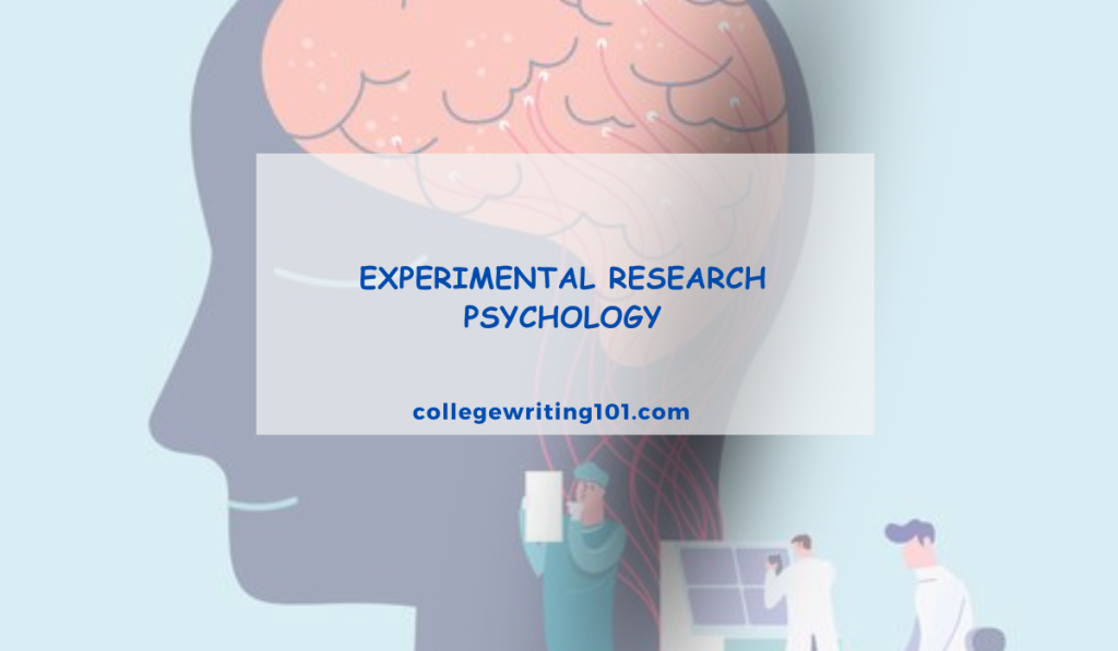 Experimental Research Psychology