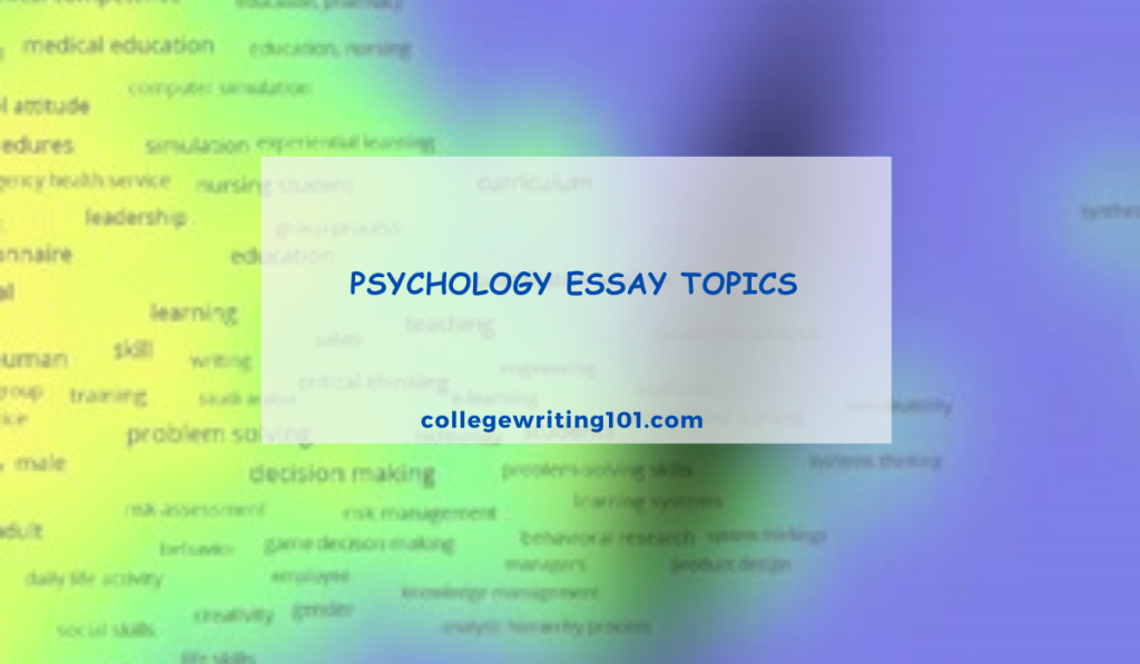 Psychology Essay Topics
