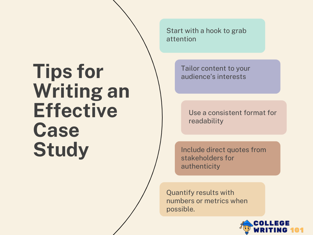 Tips for Writing an Effective Case Study
