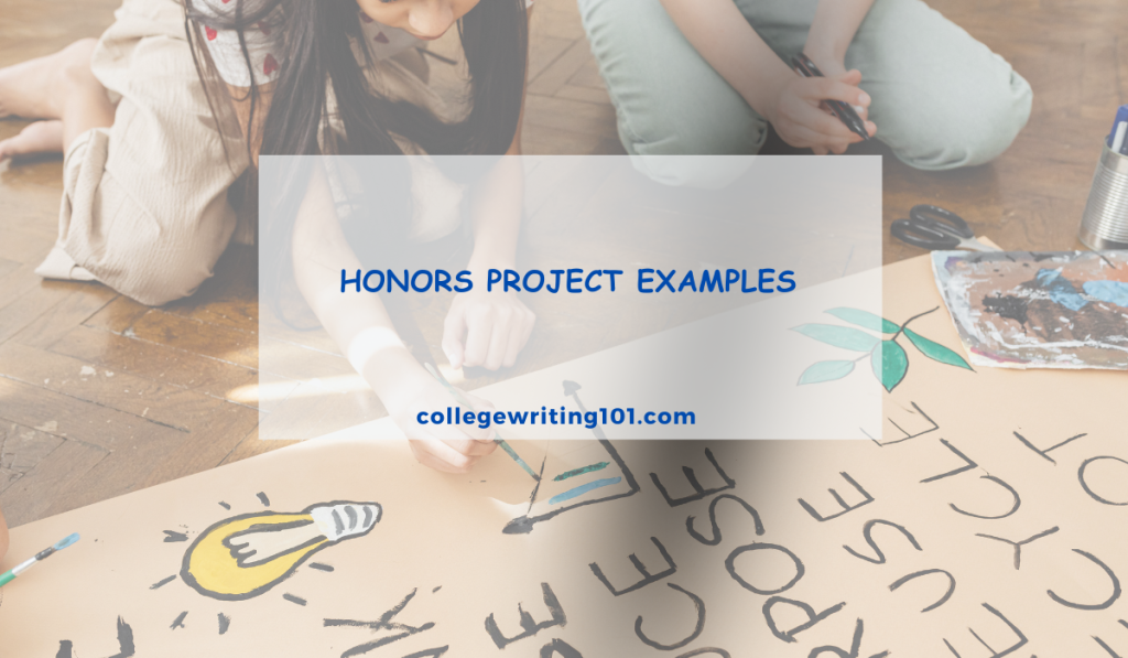 Honors Project Examples