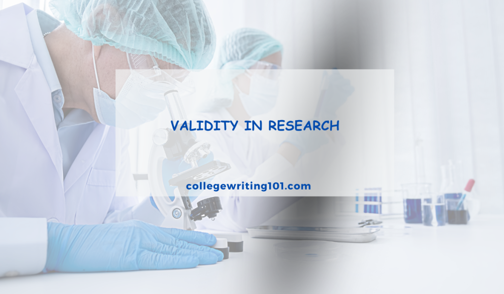 Validity in Research