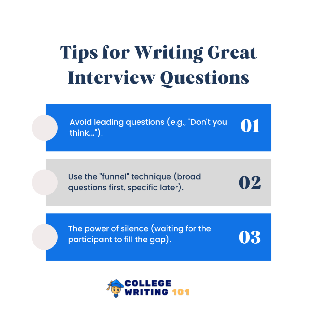 Tips for Writing Great Interview Questions