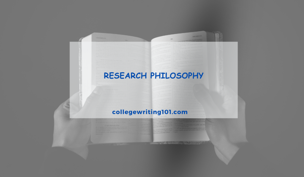 Research Philosophy